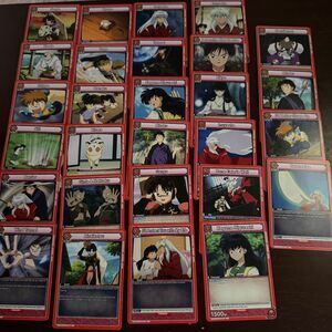 Inuyasha Union Arena – Complete Red Bulk Lot – 28 Different Cards
